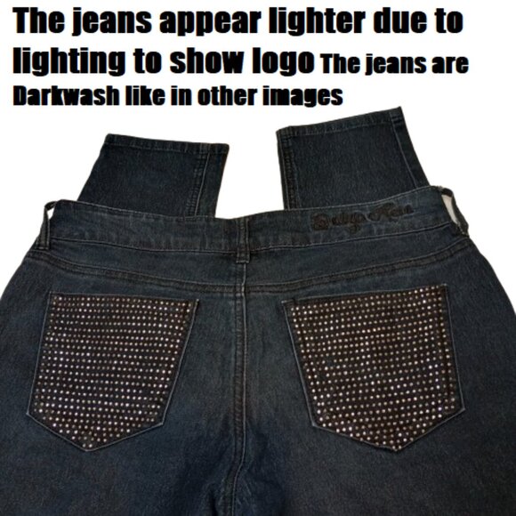 Indigo Rein Dark Wash Skinny Jeans Size 9   Stretch preowned - Picture 7 of 7